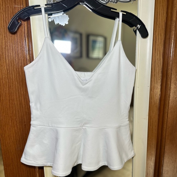 White peplum top - Picture 1 of 5